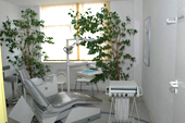 Behandlungsraum für die Zahnreinigung